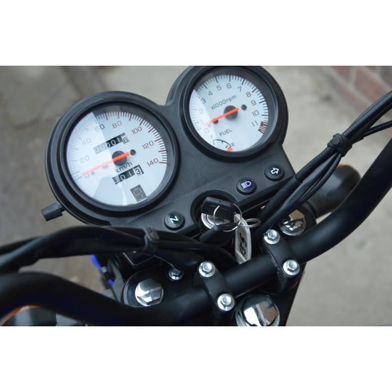Купить  Мопед MM COLT2 (ALLOY) (Кольт-2 ALLOY) 50сс 4Т, в стиле Каферейсер на внедорожн. резине, колеса 17" Диск/Бараб (шт) 01100 (MM 76975 купить с доставкой по Москве и России, цена, технические характеристики, комплектация фото  - motoserp.ru