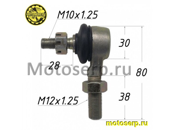 Купить  Шаровая опора верхняя ATV 250 IRBIS (M10x1.25, M12x1.25, D30, L=80) правая резьба (шт) (MM 39955 (MM 39893 купить с доставкой по Москве и России, цена, технические характеристики, комплектация фото  - motoserp.ru