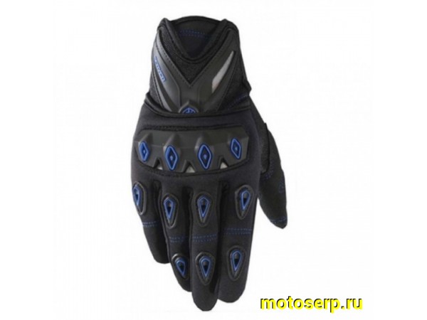 Купить  Перчатки SCOYCO (оригинал) МС-10 син. Размер L (пар) (0 купить с доставкой по Москве и России, цена, технические характеристики, комплектация фото  - motoserp.ru