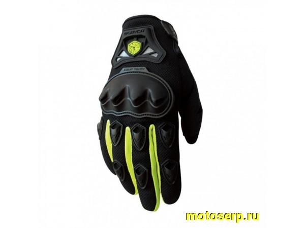Купить  ====Перчатки SCOYCO (оригинал) МС-29 зел. Размер L (пар) (0 купить с доставкой по Москве и России, цена, технические характеристики, комплектация фото  - motoserp.ru