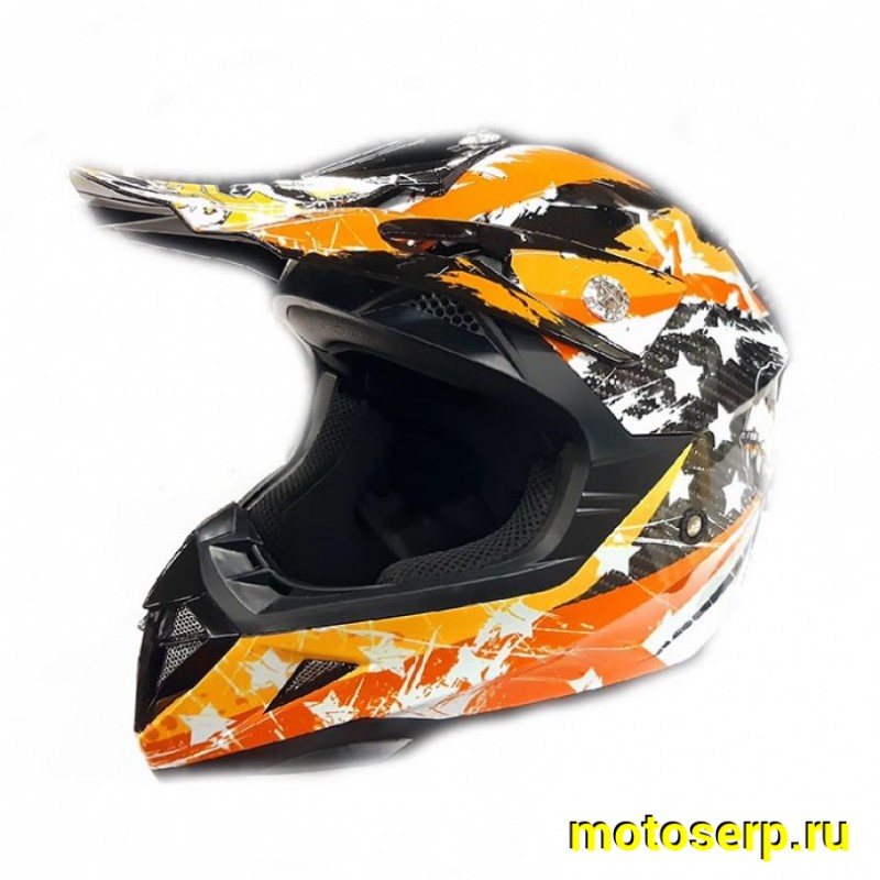 Купить  ====Шлем Кросс  YM-915 black+wolf M  (шт) (0 купить с доставкой по Москве и России, цена, технические характеристики, комплектация фото  - motoserp.ru