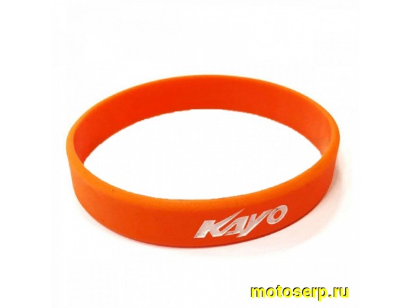 Купить  Браслет   "KAYO"  (оранжевый, белая надпись) (шт) (SM 803-8868 купить с доставкой по Москве и России, цена, технические характеристики, комплектация фото  - motoserp.ru