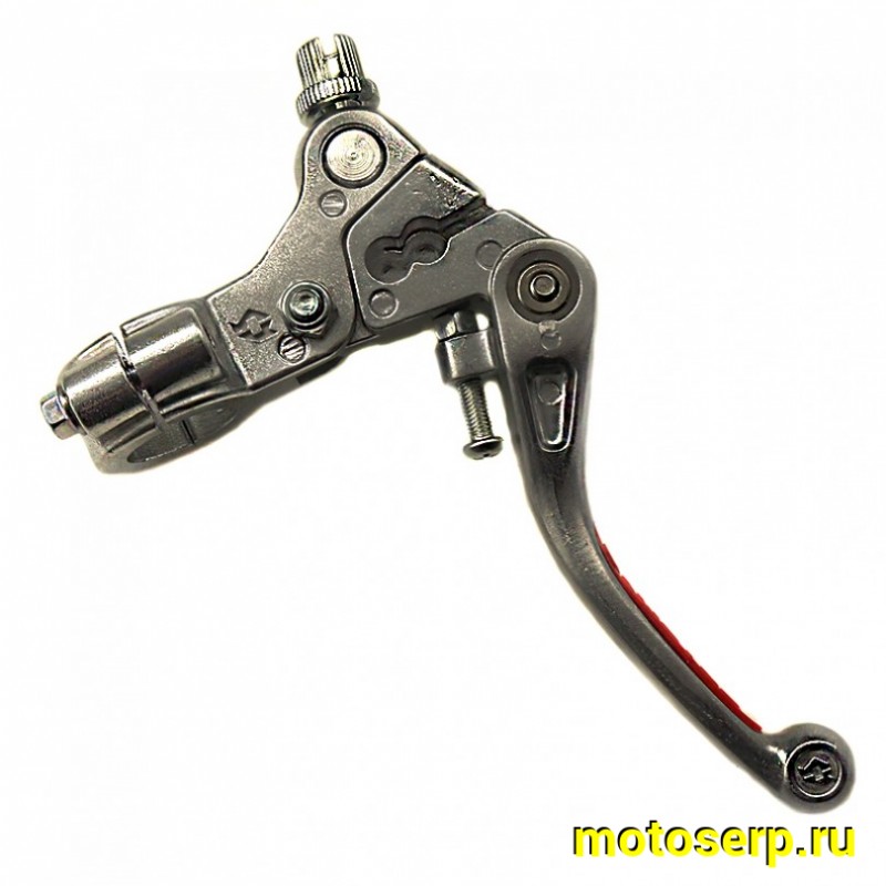 Купить  Рычаг сцепления/тормоза складные в сборе питбайк (тормоз+сцепление) красная накладка (пар)  (SM 161-1820 купить с доставкой по Москве и России, цена, технические характеристики, комплектация фото  - motoserp.ru