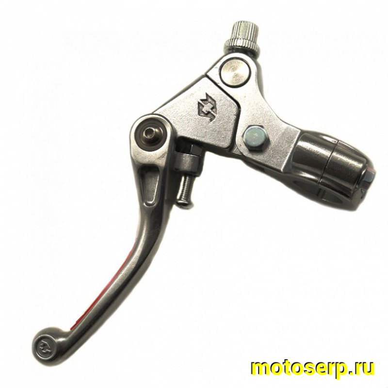 Купить  Рычаг сцепления/тормоза складные в сборе питбайк (тормоз+сцепление) красная накладка (пар)  (SM 161-1820 купить с доставкой по Москве и России, цена, технические характеристики, комплектация фото  - motoserp.ru