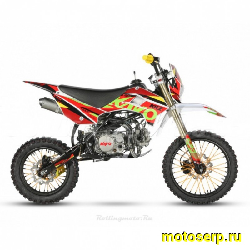 Купить  ====Питбайк KAYO BASIC YX 150 KRZ Rolling Moto (спортинв), 17/14, 4Т,  возд. масл.,карбюр.,диск./диск., (шт)  (SM купить с доставкой по Москве и России, цена, технические характеристики, комплектация фото  - motoserp.ru