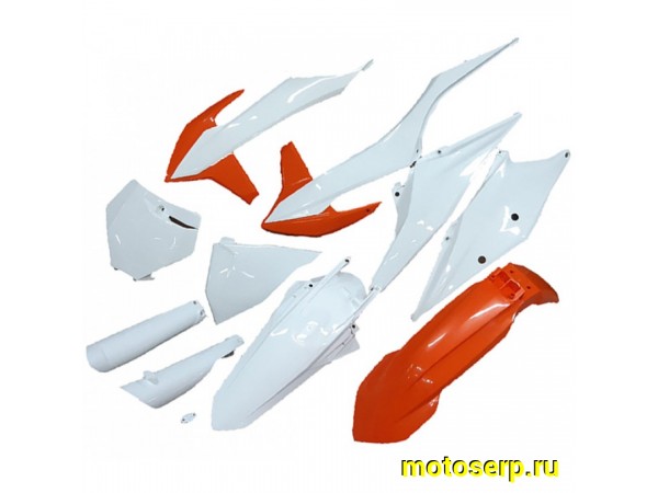 Купить  Комплект пластика GR8 2023 оранжевый/белый (комп) (SM 932-7777 купить с доставкой по Москве и России, цена, технические характеристики, комплектация фото  - motoserp.ru