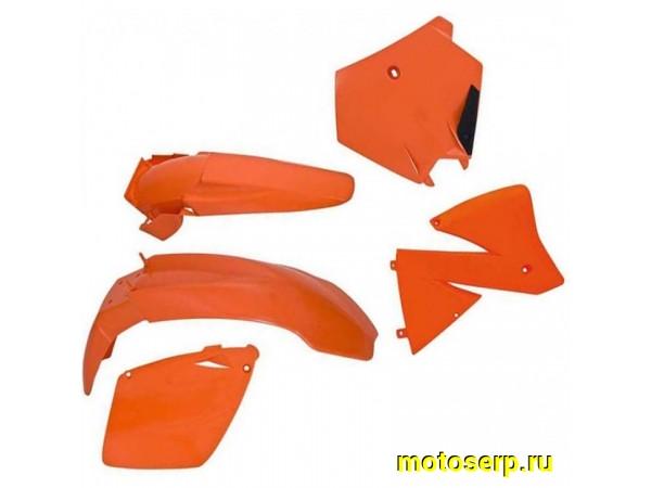 Купить  Комплект пластика KTM SX-SXF400-520 00 EXC-EXCF 125-520 00-02 оранжевыйl RTech R-KITKTM-AR0-501 (комп) (JP купить с доставкой по Москве и России, цена, технические характеристики, комплектация фото  - motoserp.ru