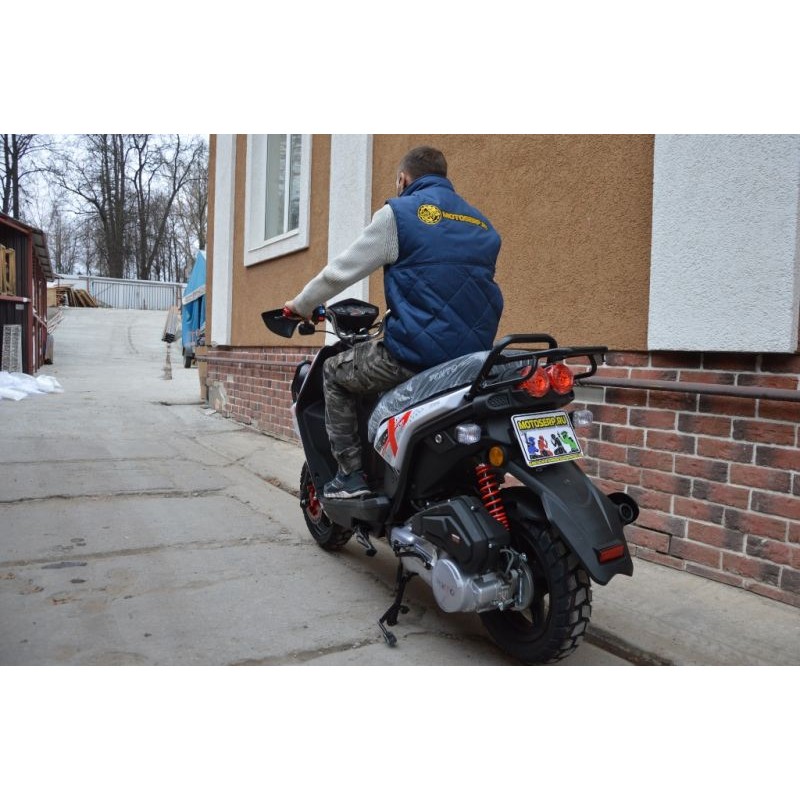 Купить  Скутер VMC SMART-II NEW (Венто Смарт-2 нью) 50 cc; 2- местный, 4Т, возд. охлажд., диск/барабан, кол. 12"/12" (шт) 01500 (Vento купить с доставкой по Москве и России, цена, технические характеристики, комплектация фото  - motoserp.ru