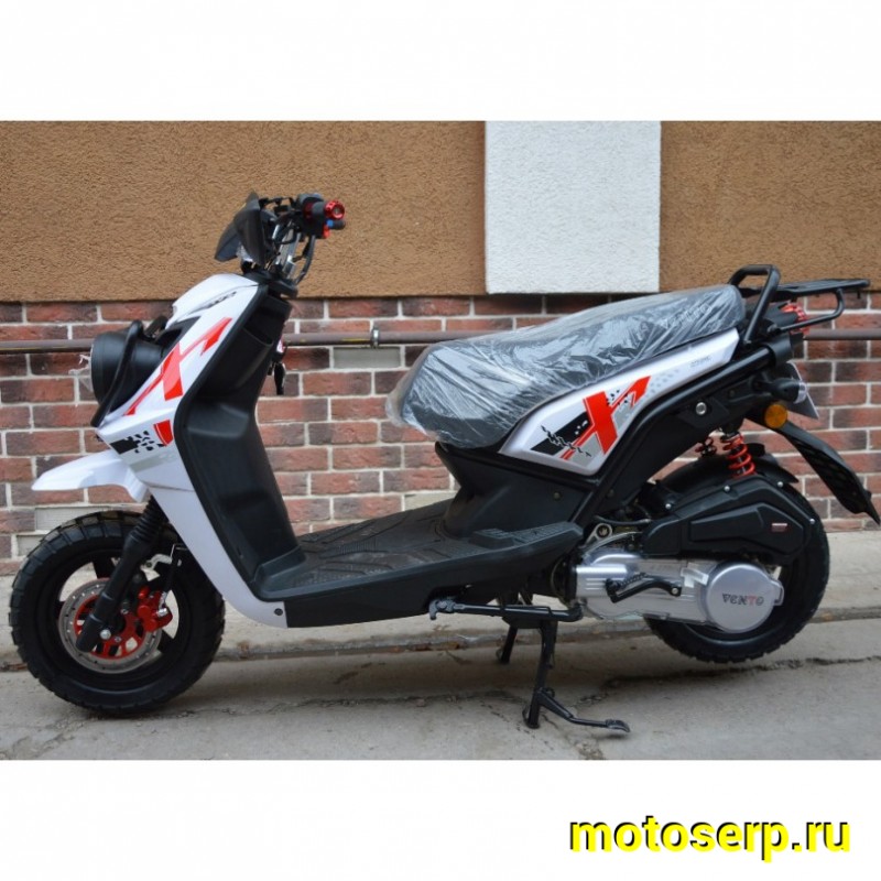 Купить  Скутер VMC SMART-II NEW (Венто Смарт-2 нью) 50 cc; 2- местный, 4Т, возд. охлажд., диск/барабан, кол. 12"/12" (шт) 01500 (Vento купить с доставкой по Москве и России, цена, технические характеристики, комплектация фото  - motoserp.ru