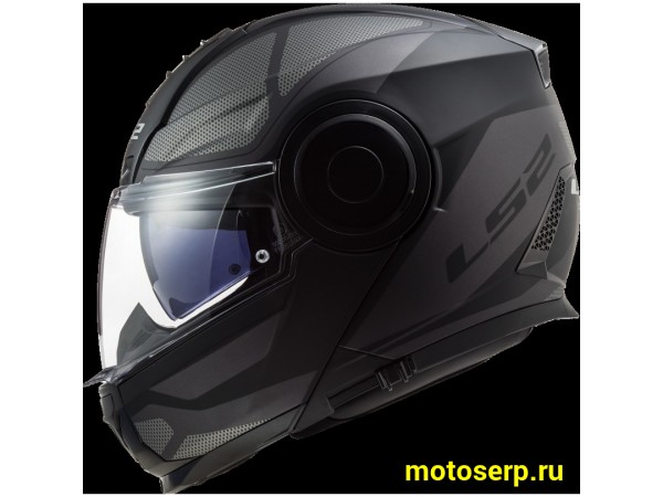 Купить  Шлем трансформер (модуляр) LS2 FF902 SCOPE AXIS Black Titanium S (шт) (LS2 купить с доставкой по Москве и России, цена, технические характеристики, комплектация фото  - motoserp.ru