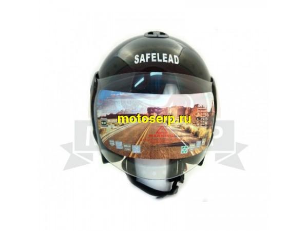 Купить  Шлем открытый байк со стеклом Safelead LX-217 колобки КРАСНЫЙ (L) (шт) (0 купить с доставкой по Москве и России, цена, технические характеристики, комплектация фото  - motoserp.ru