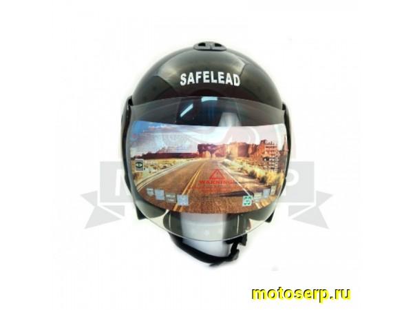 Купить  Шлем открытый байк со стеклом Safelead LX-217 колобки КРАСНЫЙ (L) (шт) (0 купить с доставкой по Москве и России, цена, технические характеристики, комплектация фото  - motoserp.ru