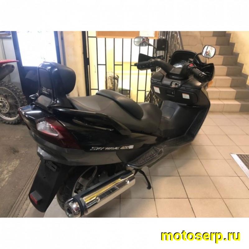 Купить  ====Максискутер SUZUKI SkyWave 400 2003г.в. Из Японии,без пробега по РФ купить с доставкой по Москве и России, цена, технические характеристики, комплектация фото  - motoserp.ru
