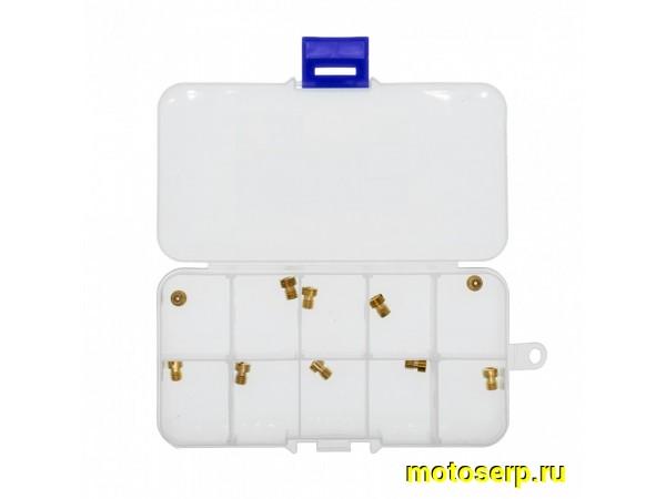 Купить  Ремкомплект карбюратора (набор гл.топл. жиклеров)  10шт. (102-125) NIBBI PE, Mikuni (комп) (Regul 303303 купить с доставкой по Москве и России, цена, технические характеристики, комплектация фото  - motoserp.ru