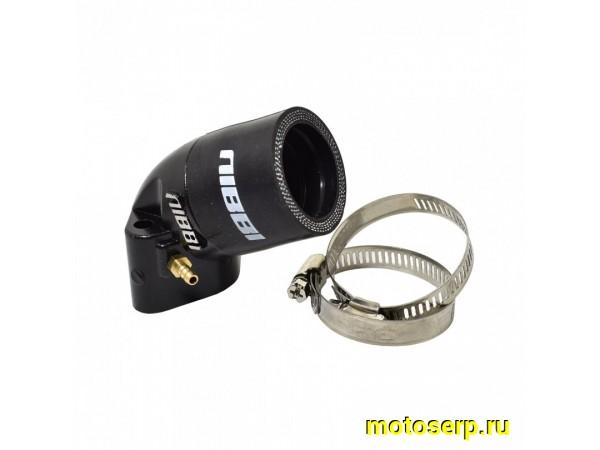 Купить  ====Коллектор (патрубок) впускн D27mm с резиновым патрубком на карбюратор d32mm  GY6 125-150, NIBBI (шт) (Regul 303408 купить с доставкой по Москве и России, цена, технические характеристики, комплектация фото  - motoserp.ru