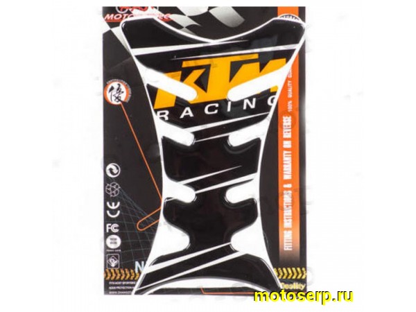 Купить  Наклейка (накладка) защитная 3d на бак MJL098 (шт) (ML 05219 купить с доставкой по Москве и России, цена, технические характеристики, комплектация фото  - motoserp.ru