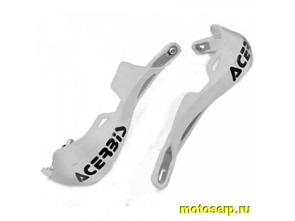 Купить  Защита рук/рычагов (уши) ACERBIS FG-SP-C-015 с метал. вставкой белая (пар)  (ML 12434 купить с доставкой по Москве и России, цена, технические характеристики, комплектация фото  - motoserp.ru