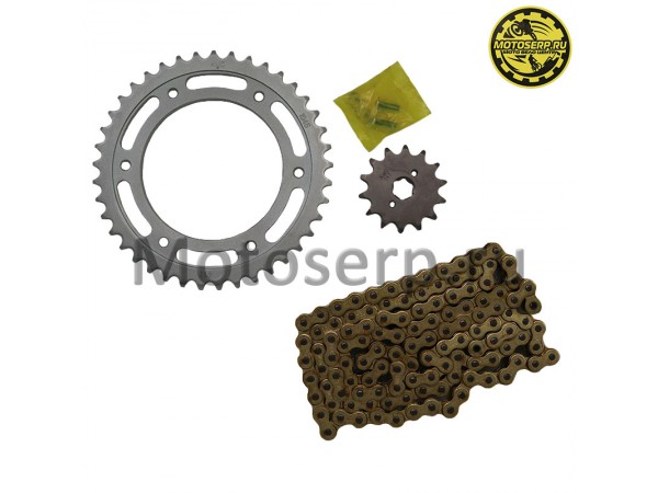 Купить  Звезды трансмиссии (530-14T D-20mm) (530-41T D-125mm, 6x75mm) цепь 120зв. (комп) (ML 13862  купить с доставкой по Москве и России, цена, технические характеристики, комплектация фото  - motoserp.ru