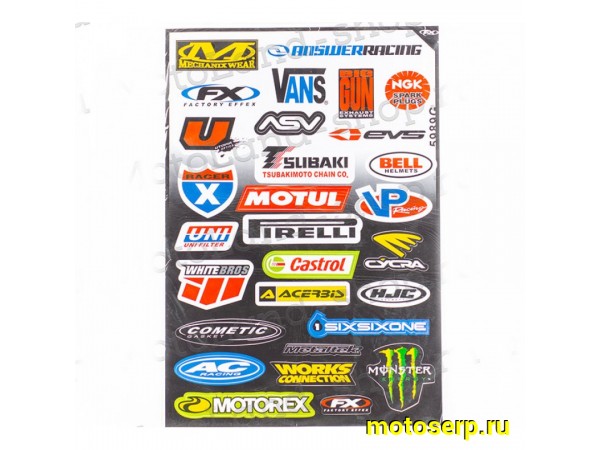 Купить  Наклейки (набор)  D6012 (шт) (ML 01830 купить с доставкой по Москве и России, цена, технические характеристики, комплектация фото  - motoserp.ru