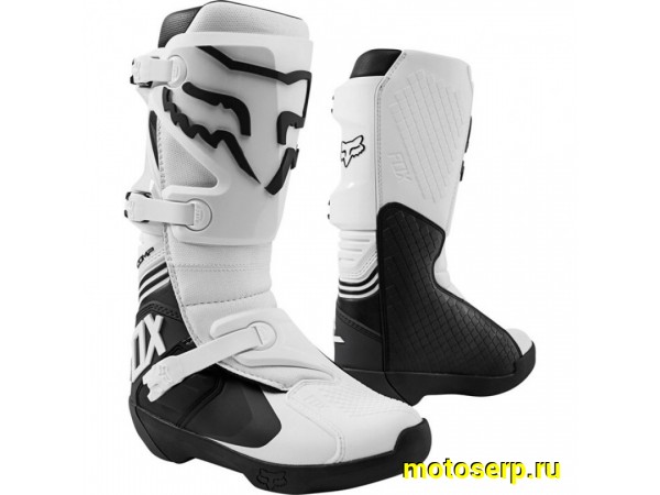 Купить  Мотоботы кросс. Fox Comp Boot White 10; р-р 44" (25839-008-10) (Ч/З) (пар) (Fox УТ-00005243 купить с доставкой по Москве и России, цена, технические характеристики, комплектация фото  - motoserp.ru