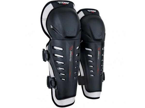 Купить  Наколенники Fox Titan Race Knee Guard Black (06193-001-OS) (пар) (0 купить с доставкой по Москве и России, цена, технические характеристики, комплектация фото  - motoserp.ru