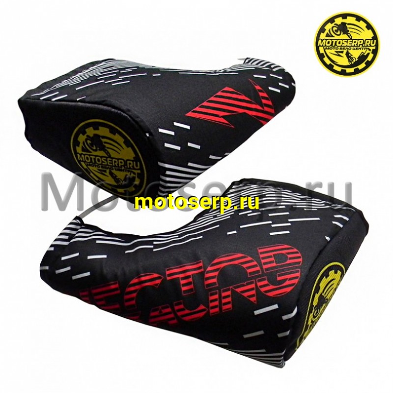 Купить  Рукавицы (варежки, муфта) ветрозащитные Vector универсальные черные/белые/красные (пар) (Vector купить с доставкой по Москве и России, цена, технические характеристики, комплектация фото  - motoserp.ru