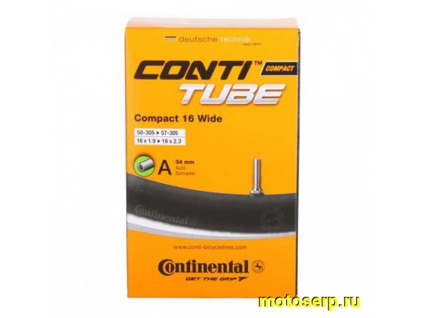 Купить  Камера 20" 20"х1.95/2.125 406 Continental Presta - тонкий велонипель Вело (шт) (R5 ZCO81191 купить с доставкой по Москве и России, цена, технические характеристики, комплектация фото  - motoserp.ru