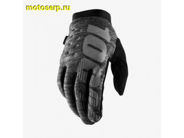 Купить  ====Перчатки 100% Brisker Gray S (10016-007-10) (пар)  (0 купить с доставкой по Москве и России, цена, технические характеристики, комплектация фото  - motoserp.ru