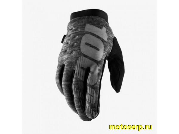 Купить  ====Перчатки 100% Brisker Gray S (10016-007-10) (пар)  (0 купить с доставкой по Москве и России, цена, технические характеристики, комплектация фото  - motoserp.ru