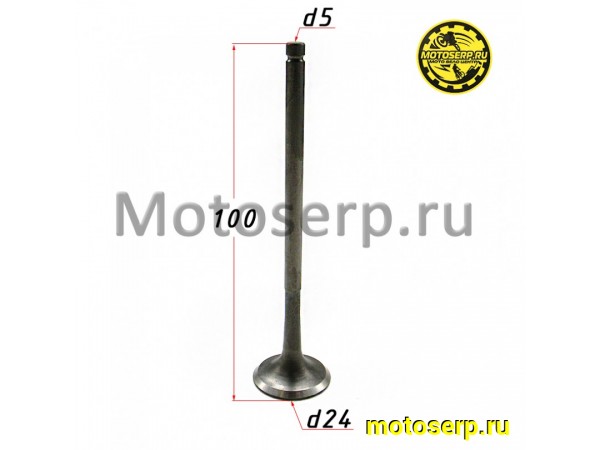 Купить  Клапан 174MN/177MM (выпуск) (D-24mm, L-100mm, T-5mm) ZS174MN-3/ZS177MM (NC250) (шт) (Regul 100200652 купить с доставкой по Москве и России, цена, технические характеристики, комплектация фото  - motoserp.ru