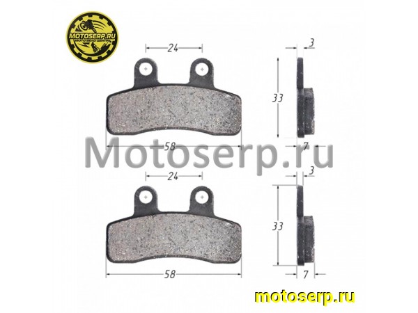 Купить  Колодки тормозные диск TTR125 (передн.), TTR110 (передн.) SM-PARTS и др. (пар)  (SM 151-1690 купить с доставкой по Москве и России, цена, технические характеристики, комплектация фото  - motoserp.ru