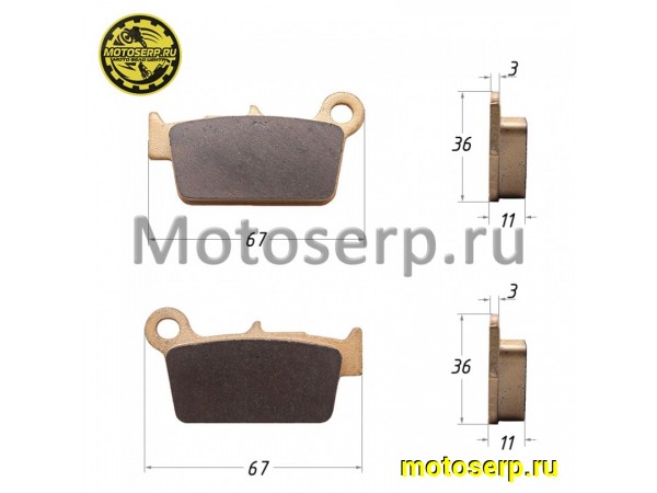 Купить  Колодки тормозные диск FA 367 SM-PARTS OFF-ROAD,  аналог EBC FA367, VD 271JL  (пар) (SM 151-4063 купить с доставкой по Москве и России, цена, технические характеристики, комплектация фото  - motoserp.ru