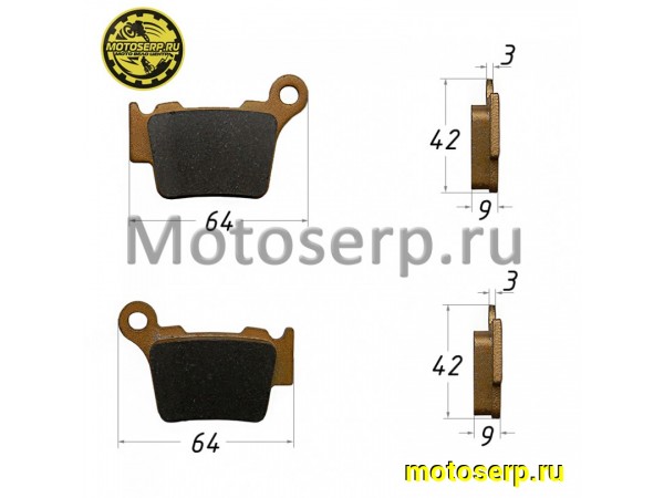 Купить  Колодки тормозные диск FA 326 SM-PARTS OFF-ROAD,  аналог EBC FA368TT,  VD 997JL  KTM EXC 250; Husqvarna TE 250 и др. (пар) (SM 151-3873 купить с доставкой по Москве и России, цена, технические характеристики, комплектация фото  - motoserp.ru