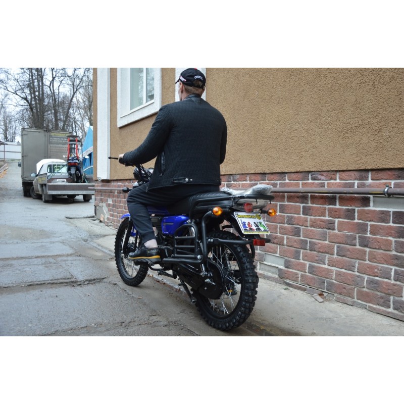Купить  Мопед MM COLT (DRUM) (Кольт-50) 50сс 4Т, в стиле Каферейсер на внедорожн. резине, колеса 18/17", Бар/Бар. (шт) 01100 (MM 76976 купить с доставкой по Москве и России, цена, технические характеристики, комплектация фото  - motoserp.ru
