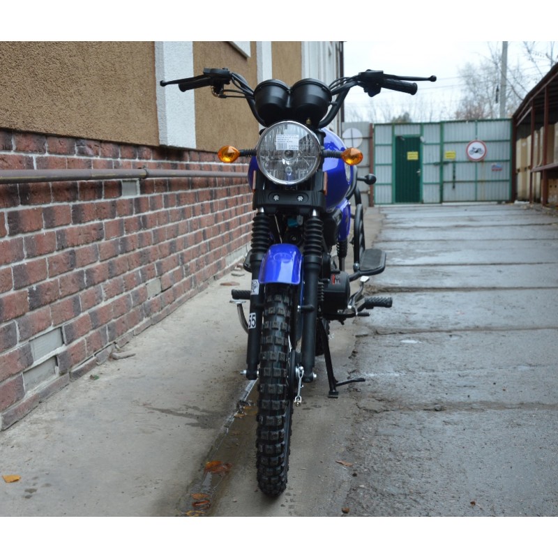Купить  Мопед MM COLT (DRUM) (Кольт-50) 50сс 4Т, в стиле Каферейсер на внедорожн. резине, колеса 18/17", Бар/Бар. (шт) 01100 (MM 76976 купить с доставкой по Москве и России, цена, технические характеристики, комплектация фото  - motoserp.ru