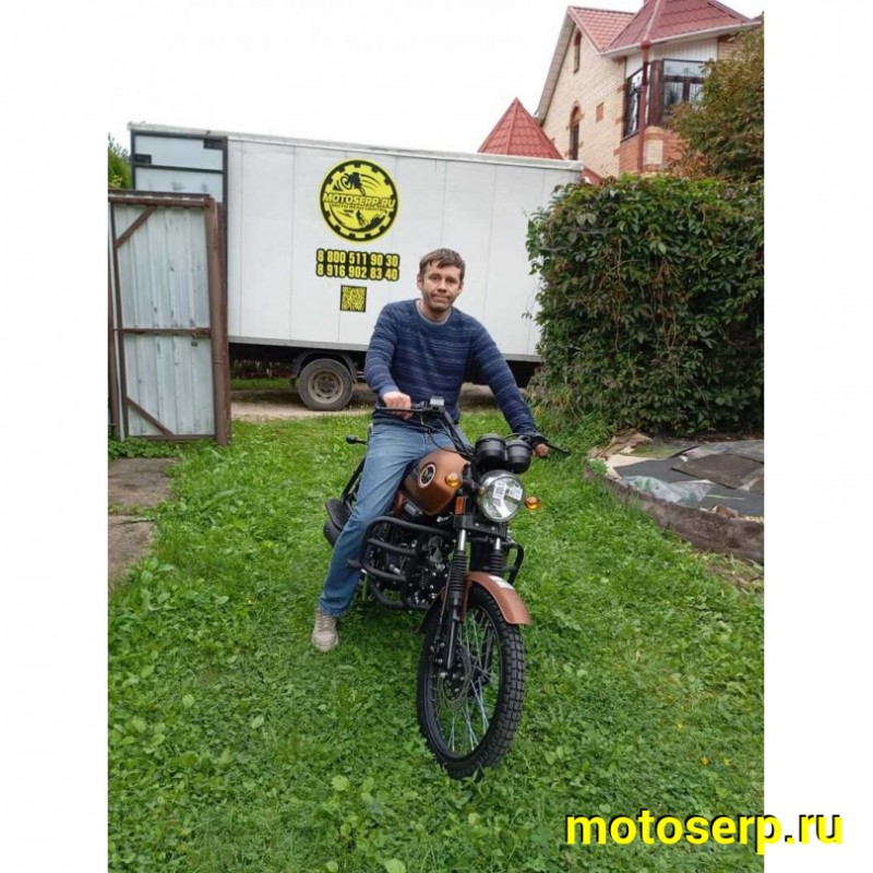 Купить  Мопед MM COLT (DRUM) (Кольт-50) 50сс 4Т, в стиле Каферейсер на внедорожн. резине, колеса 18/17", Бар/Бар. (шт) 01100 (MM 76976 купить с доставкой по Москве и России, цена, технические характеристики, комплектация фото  - motoserp.ru