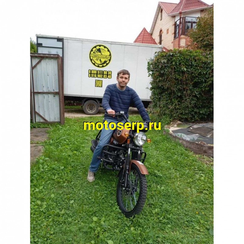 Купить  Мопед MM COLT (DRUM) (Кольт-50) 50сс 4Т, в стиле Каферейсер на внедорожн. резине, колеса 18/17", Бар/Бар. (шт) 01100 (MM 76976 купить с доставкой по Москве и России, цена, технические характеристики, комплектация фото  - motoserp.ru