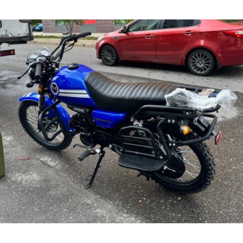 Купить  Мопед MM COLT (DRUM) (Кольт-50) 50сс 4Т, в стиле Каферейсер на внедорожн. резине, колеса 18/17", Бар/Бар. (шт) 01100 (MM 76976 купить с доставкой по Москве и России, цена, технические характеристики, комплектация фото  - motoserp.ru