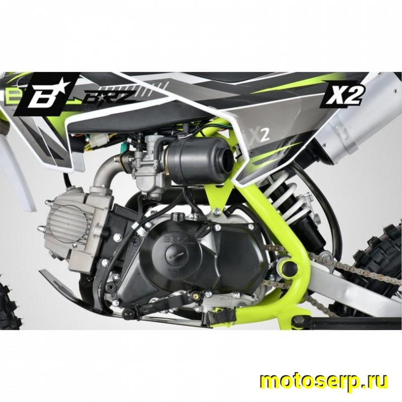 Купить  ====Питбайк BRZ X2 (спортинв), 110cc, 14/12, 4Т, возд. охлажд.,диск/диск, (шт) купить с доставкой по Москве и России, цена, технические характеристики, комплектация фото  - motoserp.ru