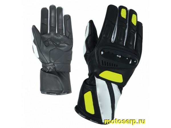 Купить  Перчатки (кожа) HIZER AT-4107 (S) (пар) (0 купить с доставкой по Москве и России, цена, технические характеристики, комплектация фото  - motoserp.ru