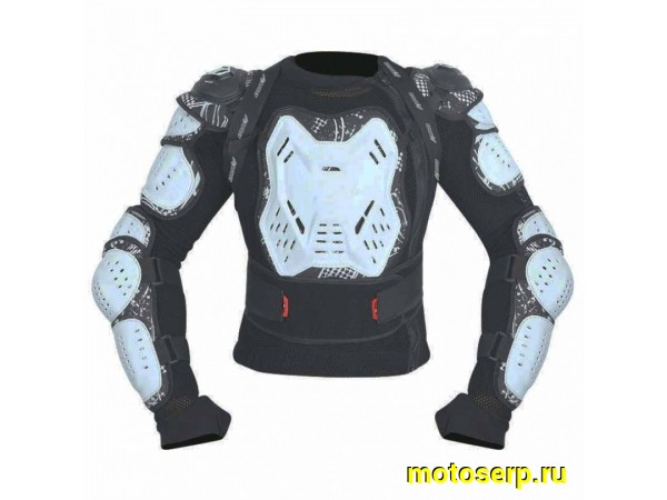 Купить  Защита тела (черепаха) HIZER AT-3503 XXL черный/белый (шт) (0 купить с доставкой по Москве и России, цена, технические характеристики, комплектация фото  - motoserp.ru