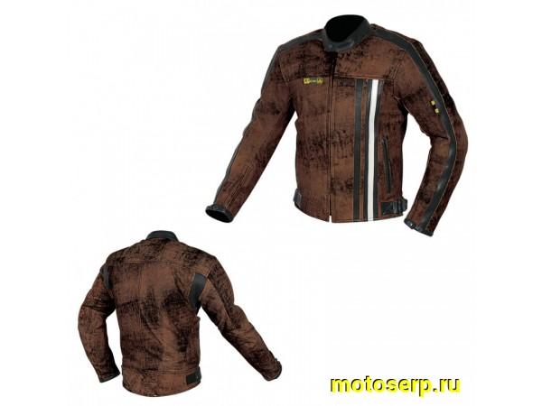 Купить  Куртка с жесткими вставками (кожаная) HIZER CE-1131 L (NQ) (шт) (ML 14761 купить с доставкой по Москве и России, цена, технические характеристики, комплектация фото  - motoserp.ru