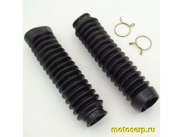 Купить  Гофры (чехлы) резиновые передней вилки ALPHA, DELTA и др. (+хомуты) РЕЗИНОВЫЕ (пара)  (MD 00004261 (MT P-578 купить с доставкой по Москве и России, цена, технические характеристики, комплектация фото  - motoserp.ru
