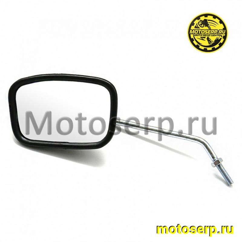 Купить  Зеркала (d-8mm, прав резьба)  хромированное ЛЕВОЕ УРАЛ, ДНЕПР, ИЖ (старого образца) (шт) (MD 00001522 купить с доставкой по Москве и России, цена, технические характеристики, комплектация фото  - motoserp.ru