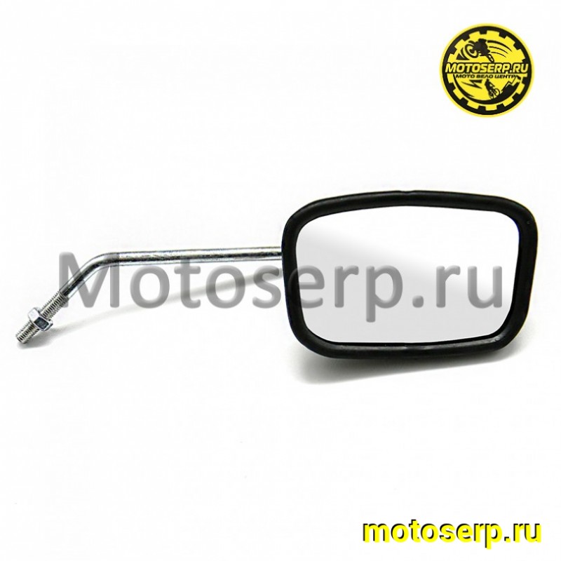 Купить  Зеркала (d-8mm, прав резьба)  хромированное ПРАВОЕ УРАЛ, ДНЕПР, ИЖ (старого образца) (шт) (MD 00001523 купить с доставкой по Москве и России, цена, технические характеристики, комплектация фото  - motoserp.ru