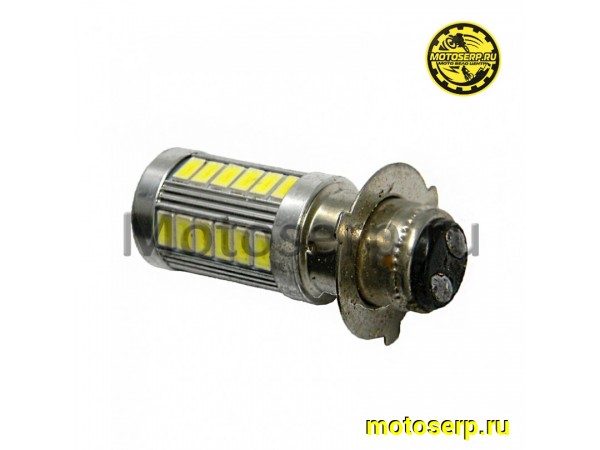 Купить  Лампа фары LED P15D-3 8Вт/ 800Лм/ 5000К (33-SMD диода 5630); светодиодная, фары Alpha,DELTA, Zodiak (юбка 3 уса)  (шт)  (MD 04103 купить с доставкой по Москве и России, цена, технические характеристики, комплектация фото  - motoserp.ru
