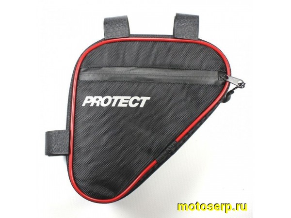 Купить  Подсумок (велосумка) под раму PROTECT 19.5х20х5 см со световозвращающей лентой Вело (шт) (Оптима партнер купить с доставкой по Москве и России, цена, технические характеристики, комплектация фото  - motoserp.ru