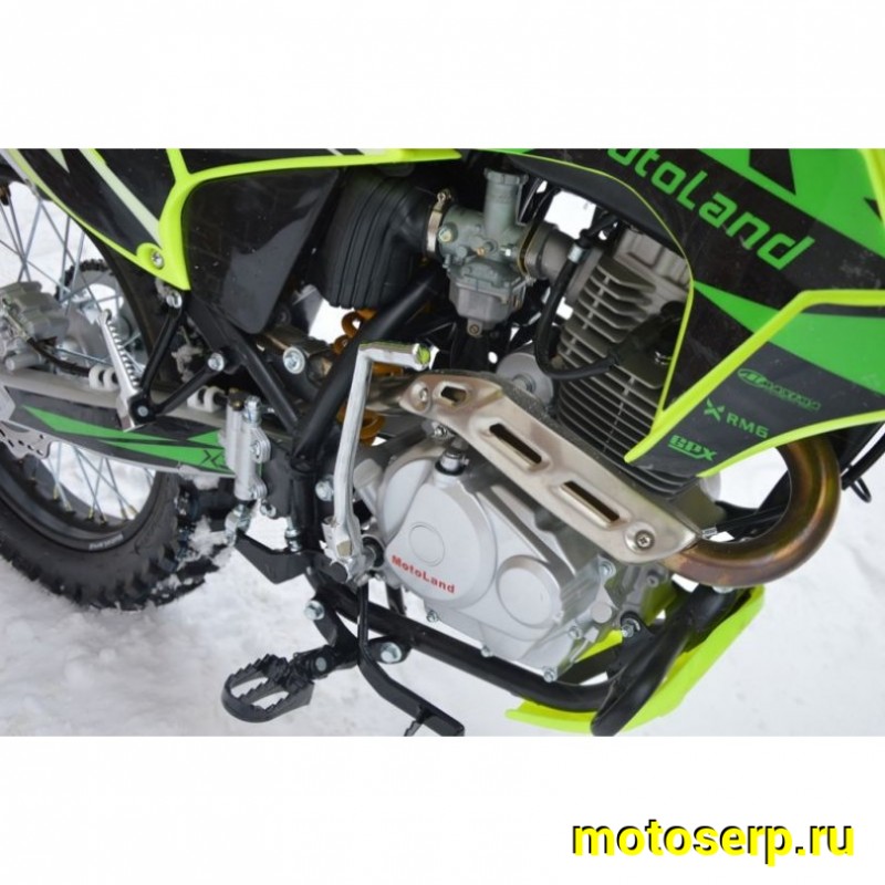 Купить  ====Мотоцикл Кросс/Эндуро Motoland XR 250 LITE (спортинв), Зеленый 21/18, 165FMM, 250сс, диск (шт) (ML 15321 купить с доставкой по Москве и России, цена, технические характеристики, комплектация фото  - motoserp.ru