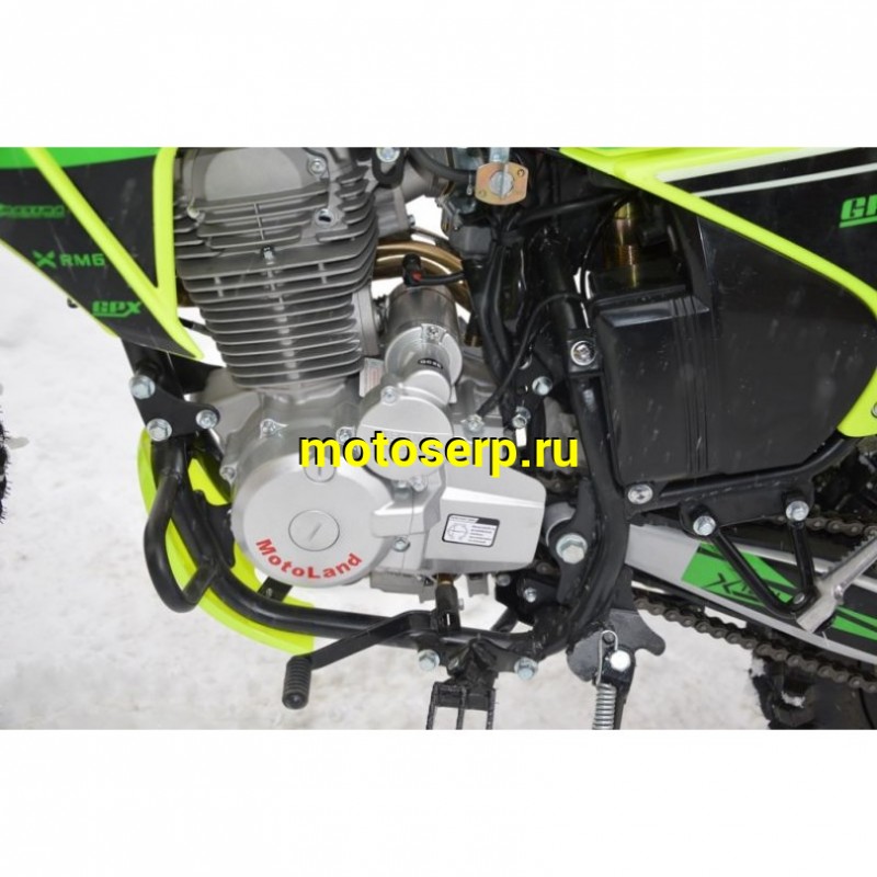 Купить  ====Мотоцикл Кросс/Эндуро Motoland XR 250 LITE (спортинв), Зеленый 21/18, 165FMM, 250сс, диск (шт) (ML 15321 купить с доставкой по Москве и России, цена, технические характеристики, комплектация фото  - motoserp.ru