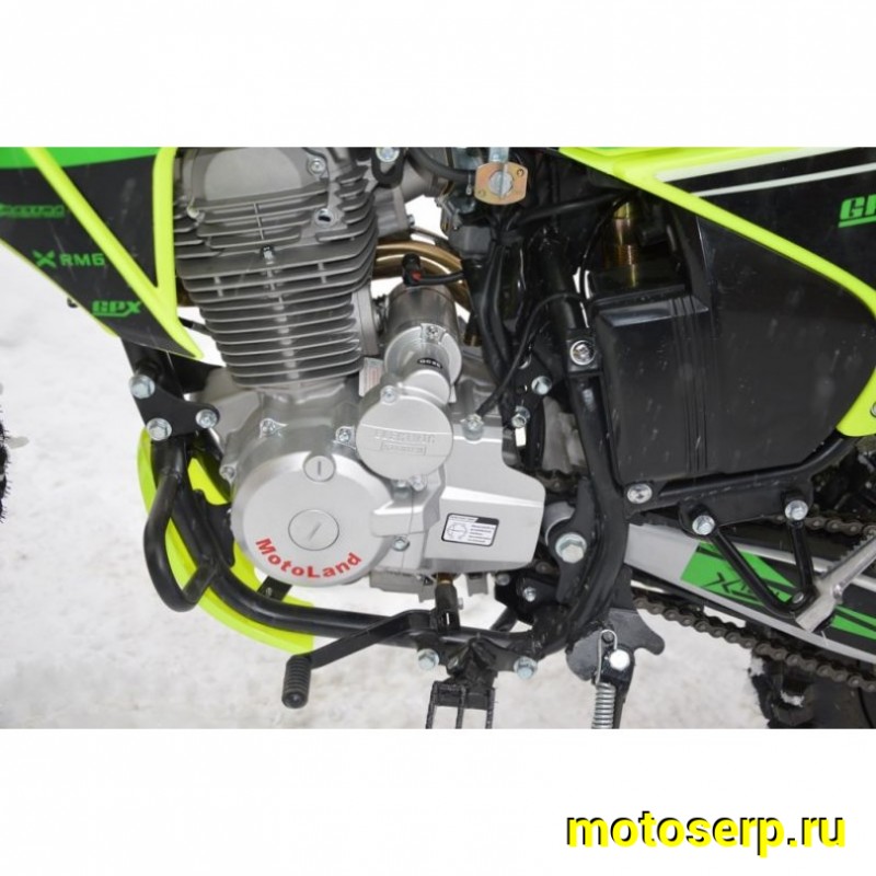 Купить  ====Мотоцикл Кросс/Эндуро Motoland XR 250 LITE (спортинв), Зеленый 21/18, 165FMM, 250сс, диск (шт) (ML 15321 купить с доставкой по Москве и России, цена, технические характеристики, комплектация фото  - motoserp.ru